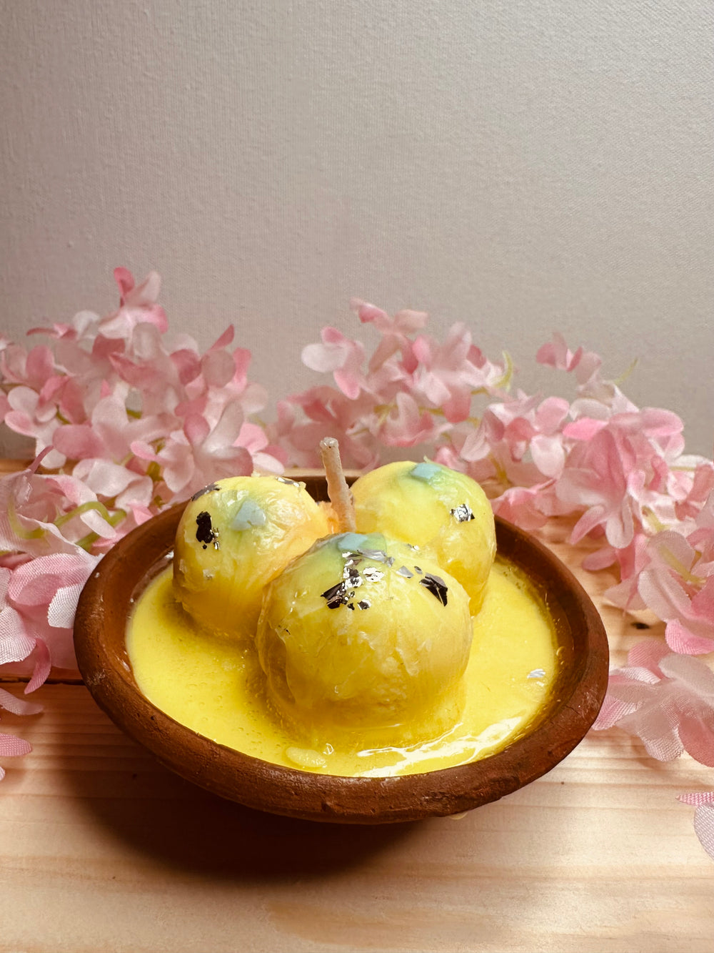 Rasmalai candle