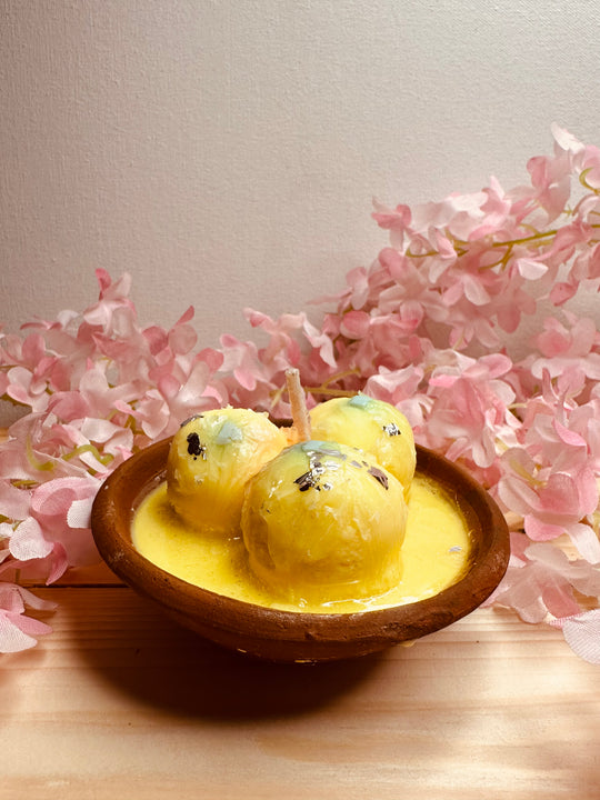 Rasmalai candle