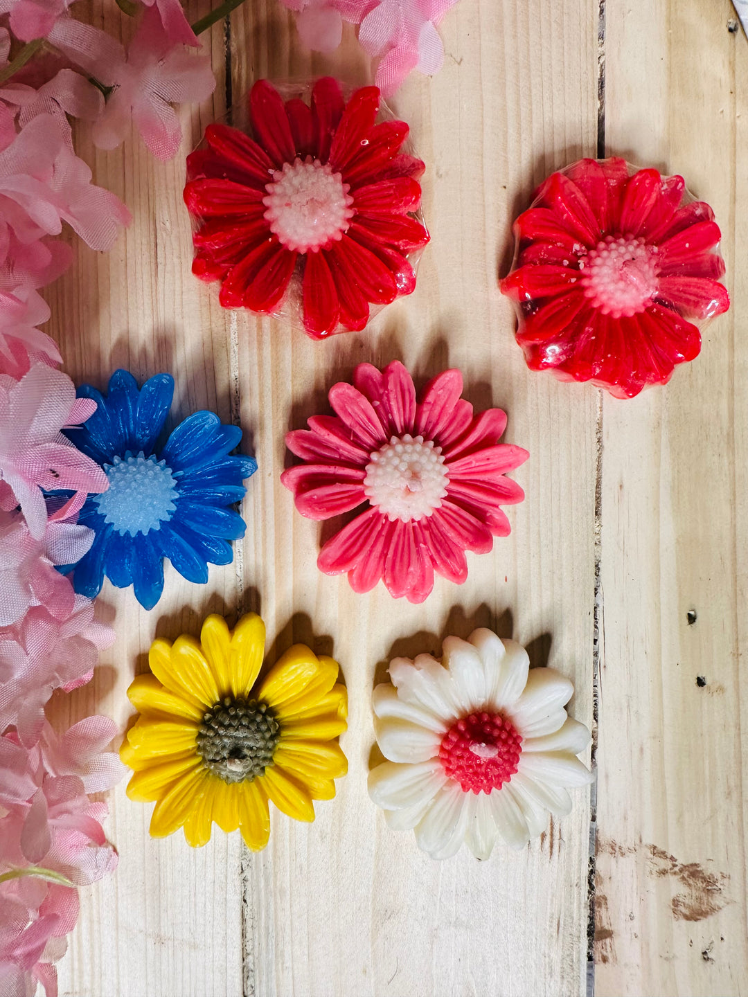 Flowery candle