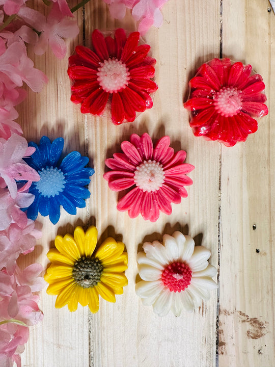 Flowery candle